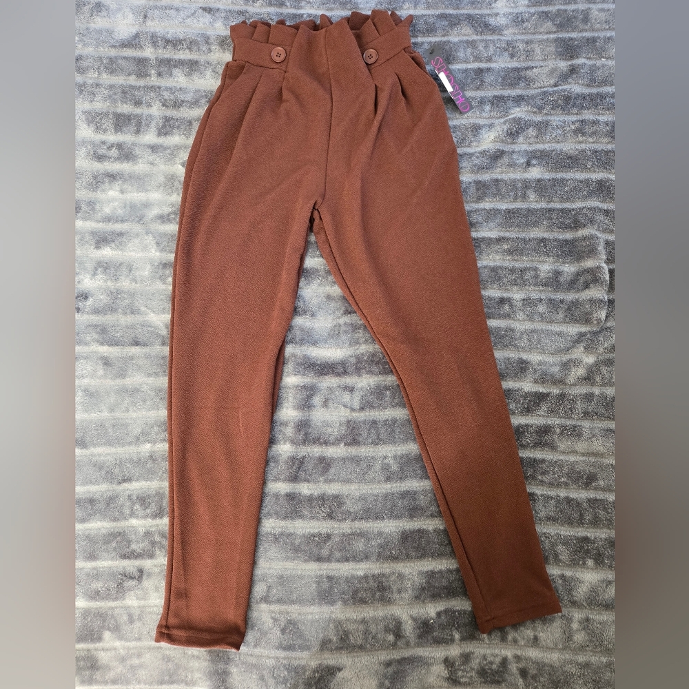 Shosho Women's Brown Dress Pants Size Small